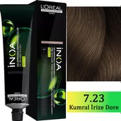 Resim Loreal Professionnel Inoa - Amonyaksız Saç Boyası No: 7.23 Kumral İrize Dore 60g 