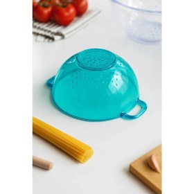 Resim Akrilik Aquamarin Mini Pirinç Süzgeçi & Bakliyat Süzgeçi (3 Su Bardağı Ölçülü) 