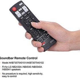 Resim Soundbar için uzaktan kumanda uzaktan kumanda hoparlör için yedek 