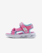 Resim Skechers Sola Glow Sandal Büyük Kız Çocuk Pembe Işıklı Sandalet 303024l Hpaq Pembe 