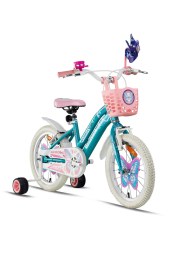Resim Geroni Butterfly 20 Jant Kız Çocuk Bisikleti 5-8 Yaş Turkuaz-beyaz/mavi Turkuaz-beyaz/mavi 