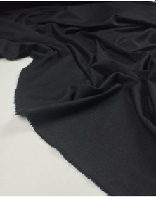 Resim Siyah Renkte İnterlok Örme Kumaş En: 150cm-10689 Siyah 