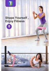 Resim Technojet Direnç Bandı İkili Seti Spor Egzersiz Aerobik Pilates S 