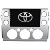 Resim Toyota Fj Cruiser Araç Multimedya Android Ekran Carplay Double Teyp 4+64 9" 07-08 Silver Blueway 