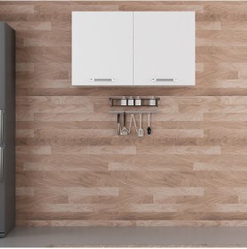 Resim Minar Mutfak Üst Modül 2dk1r 120cm Dolap Beyaz - B1 