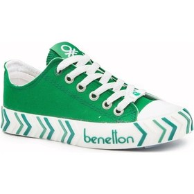 Resim Benetton 30624 Yeşil Kadın Ayakkabı Yeşil 