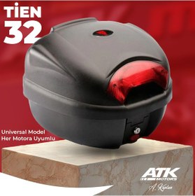 Resim Tien 32 Litre Çanta Motosiklet Çantası Universal Arka Çanta 