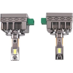 Resim D3S LED Lamba Xenonbulb Far Değiştirme Alüminyum Isı Lavabosu + Isı Borusu + Elektrokürlü Muhafaza (Yurt Dışından) 