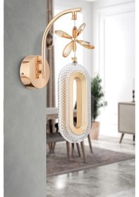 Resim İstanbul Avize Aplik Led Alfa Tekli Gold Aplik 