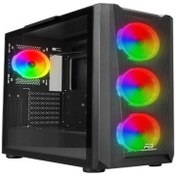 Resim PowerBoost VK-W001B Mid Tower Bilgisayar Kasası 