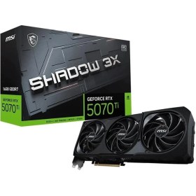 Resim SARVONA Msi Geforce RTX5070TI 16G Shadow 3x Oc 16GB Gdrr7 256 B DX12 Pcie 5.0 X16 (3xdp 1xhdmi) Ekran Kartı 