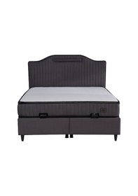 Resim Kilim Mobilya Royal Lux Sandıklı Baza Antrasit Başlik Ve Yatak Dahil Değildir 160x200 