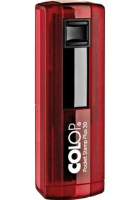 Resim Colop Cep30 Kaşe Kırmızı Kasa Kırmızı Keçe - 18 x 47 MM 