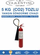 Resim VALLENTİNA 5 KG(CO2) KARBONDİOKSİTLİ YANGIN SÖNDÜRME CİHAZI 