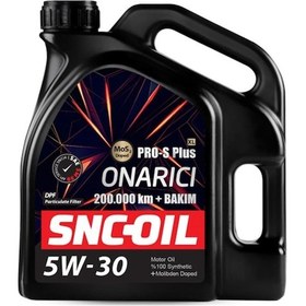 Resim Snc Oil 200.000 + Bakım Pro-S Plus Onarıcı 5W-30 Dpf Sentetik Motor Yağı 4 L 