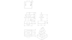 Resim Osena Metal Basmalı Kilit, Çekmece ve Kapak Kilidi (8-4141) 