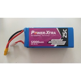 Resim POWER-XTRA 6s 22.2v 12000 Mah (25c) Lipo Batarya - Lipo Pil 