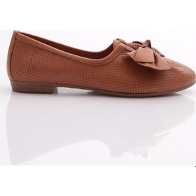 Resim Dgn 132 Kadin Kurdelali Babet 132-2109-R1755 Taba 