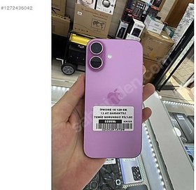 Resim Apple iPhone 16 İkinci El TR | 128 GB | Pembe 
