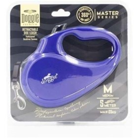 Resim Doggie Otomatik Uzatma Tasması Master Seri Royalmavi 25kg/5Mt 