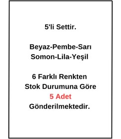 Resim Panfilia %95 Pamuklu Kız Çocuk İnce Askılı Fitilli Atlet 5'li Set / Fanila / İç Çamaşır 