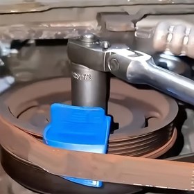 Resim 1 Çift Zamanlama Kayışı Gerdirici Takımı, Otomotiv Serpantin Kemer Kurulum ve Söküm Seti, Elastik Kasnak Sökme Yardımcısı 