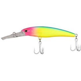 Resim Ryuji Heavy Diver 14cm 48gr Max 7 Mt Maket Balık Blue Yellow Pink Head 