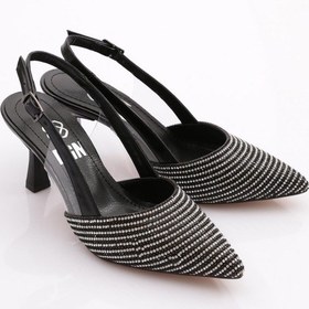 Resim Dgn K961 Kadin Önü Kapali Abiye Ayakkabi K961-1510-R1645 Siyah 