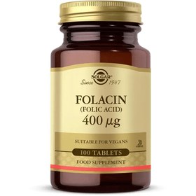Resim Solgar Folacin (Folic Acid) 400 mcg 100 Tablet 