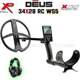 Resim XP Dedektör Deus Dedektör - 34X28CM X35 Başlık, Ws5 Kulaklık, Ana Kontrol Ünitesi 