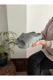 Resim Behtah Kundura Erkek Yiezyy Modeli Terlik Sport Terlik Kaymaz Taban Plaj Havuz Sahil Günlük Terlik 