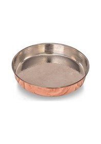 Resim Turna Bakır Yanyana Yuvarlak Fırın Tepsisi 18 Cm El Dövme Kırmızı Turna4845-1 Kırmızı 