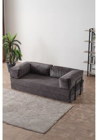 Resim Lounge Aktivite Koltuğu Çok Amaçlı Koltuk Yatak Antrasit Antrasit 