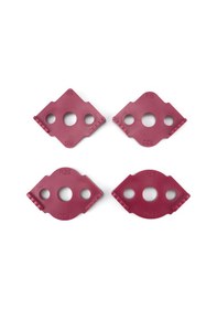 Resim Ximistore9 4 Parça Ahşap Yönlendirici Şablon Seti - Kavisli Köşeler İçin Profesyonel Kesim Ve Frezeleme 