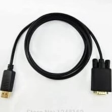Resim AyrStore 1.8 Metre Display Port To VGA Display VGA Kablo Displayport VGA Kablo 