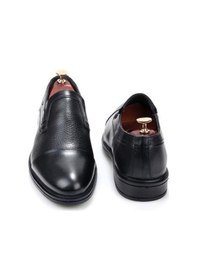 Resim Nevzat Öge 098 Erkek Günlük Klasik Deri Ayakkabı Siyah 