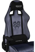 Resim XMAX / Rio Plus Balerion Terletmez Kadife Kumaş Antrasit Gaming Oyuncu Koltuğu / 120 Kg Taşır 