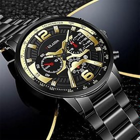 Resim Generisch Erkek saati paslanmaz çelik kutu-çelik bant-kuvars-analog kol saati moda spor erkek çocuk kol saati erkek tren kol bandı, B, Ölçü Birimi 