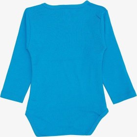 Resim Breeze Erkek Bebek Çıtçıtlı Zıbın Body Hayvanat Bahçesi Dost Hayvanlar Baskılı 9 Ay-3 Yaş, Mavi Mavi 
