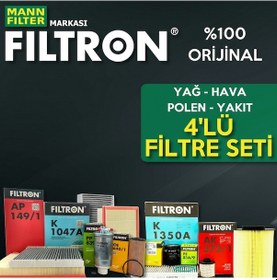 Resim Vw Golf 5 1.4 Tsi Filtron Filtre Bakım Seti 2006-2009 Cax 4Lü 553229543 