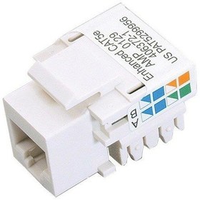 Resim Powermaster Cat5 Rj45 Keystone Jack Şase 8P8C - 1Adet 