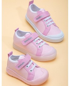 Resim Şirin Bebe Şirinbebe Şiringenç Keten Pembe Kız İlkadım Bebek Çocuk Ayakkabısı-2896-pembe Pembe 