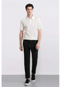 Resim DeFacto Yazlık Jogger Pantolon Beli Bağcıklı Cepli D5966AX25SPBK81 