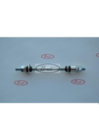 Resim Bisiklet Arka Tekerlek Mili Siyah - Kırmızı - Beyaz 