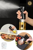 Resim QNİAY Chef Sprey Sunum Yağdanlık Püskürtme Sprey Cam Şişe Zeytinyağı Sirke Yağ Limon Airfryer Kamp Barbekü 