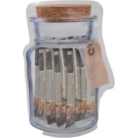 Resim İlkyaz Fashion Buffer® Kavanoz Görünümlü Kilitli Poşet Çıtçıtlı ve Pratik Torba 4 Adet (Ilkyz-Fshon-34) 