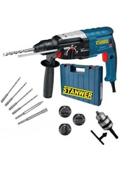 Resim STANWER 5'li Set Kaynak Makinesi Hilti Şarjlı Matkap Taşlama ve Çark Bileme 