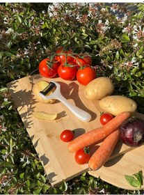 Resim Solingen Pırıltılı Beyaz Sapan Soyacak Paslanmaz Alman Çeliği, Ergonomik Sap, Yüksek Keskinlik-249 Beyaz 