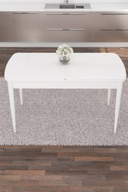 Resim Canisa Concept Canisa Eva Serisi 1.sınıf Mdf Açılabilir Beyaz Mutfak Masası 