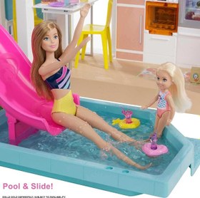 Resim Barbie'nin Rüya Evi™ Oyun Seti Barbie'nin Rüya Evi (115 cm), 75'ten Fazla Aksesuarı Bulunan, 3 Katlı, 3-7 Yaş Arası Kızlar İçin GRG93 GRG93 